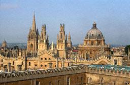 Photo leading to The University of Oxford, England