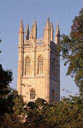 Photo leading to The Magdalen College, University of Oxford, England