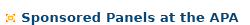Caption: Sponsored Panels at the APA
